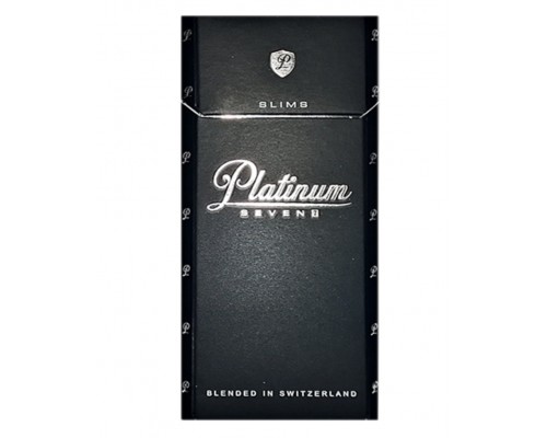  Сигареты Platinum Seven Slim Black (Платинум Севен Слим Блэк)