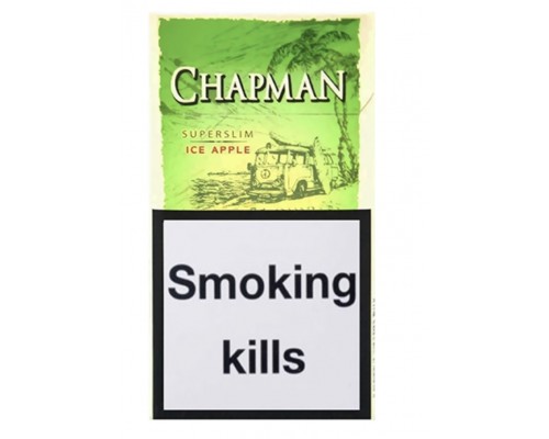 Сигареты Chapman Superslims Ice Apple (Чапман Суперслимс Ледяное Яблоко)
