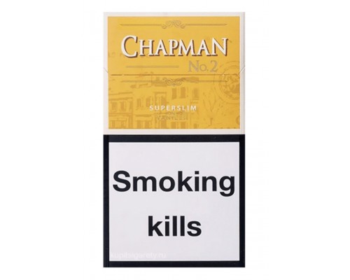 Сигареты Chapman №2 Superslims Vanilla (Чапман Суперслимс Ваниль)