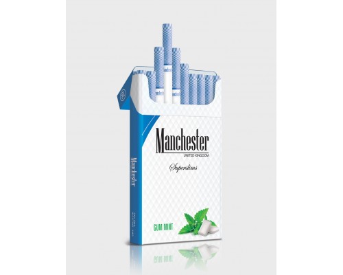 Сигареты Manchester Gum Mint SuperSlims