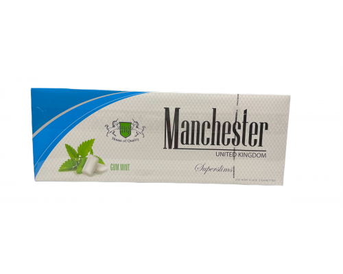 Сигареты Manchester Gum Mint SuperSlims